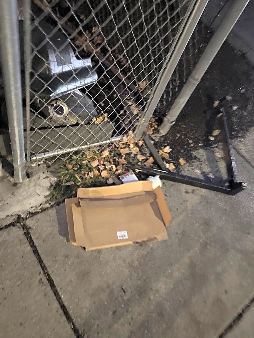 Image submitted with report