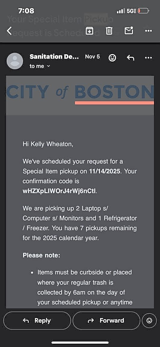 Image submitted with report