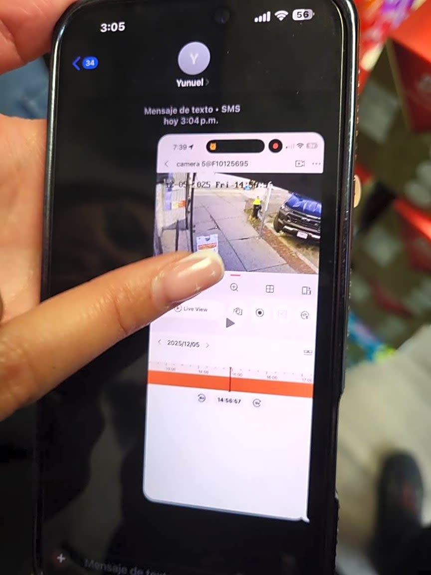 Image submitted with report